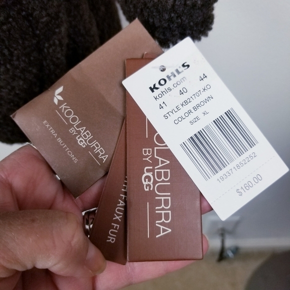 Koolaburra by Ugg Brown Sherpa Shirt Jacket NWT - Picture 5 of 13